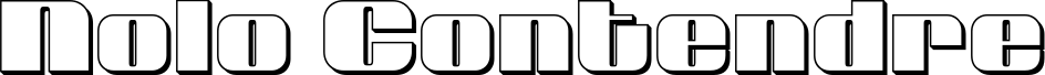 Nolo Contendre 3D