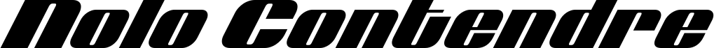 Nolo Contendre Super-Italic