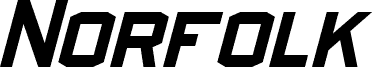 Norfolk Italic