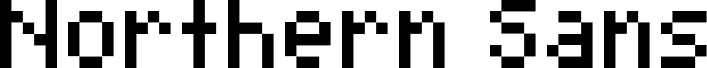 Anteprima del carattere NorthernSans