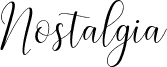 Nostalgia Script Regular