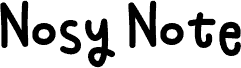 Nosy Note DEMO