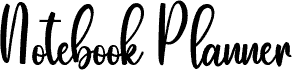 Notebook Planner