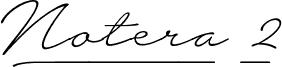 Notera 2 Underline PERSONAL USE Thin