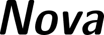 Nova Bold Oblique