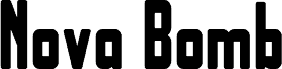 Nova Bomb Bold Condensed