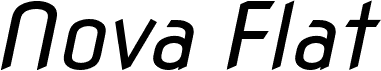 Nova Flat Book Oblique