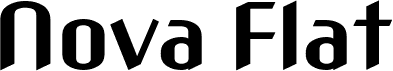 Nova Flat Slim Bold