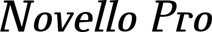 NovelloPro-Italic