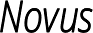Novus-Light-Italic