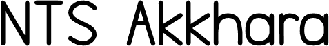 NTS Akkhara Bold