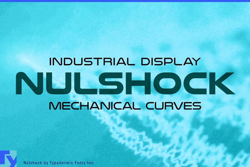 Nulshock Schriftart