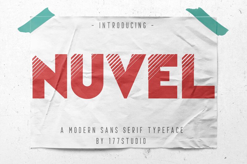 Nuvel Schriftart