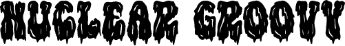 Nuclear Groovy font