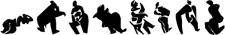 Preview of the NudesTwo font