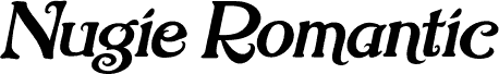 Nugie Romantic Italic