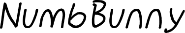 NumbBunny SemiBold Italic