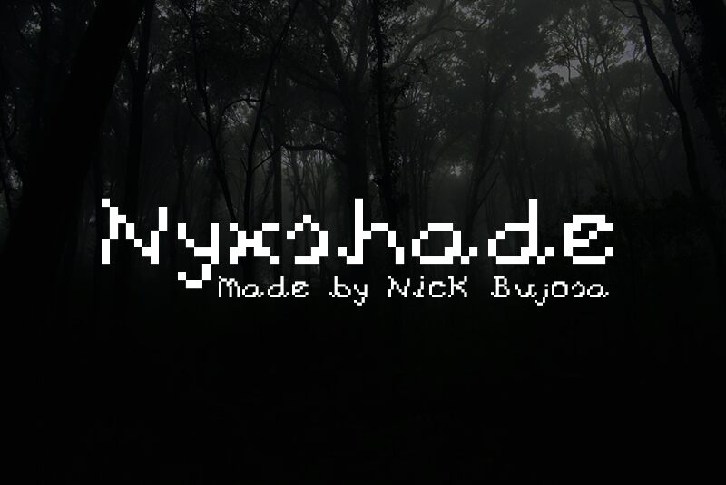 Nyxshade_Pixel — Apresentação da fonte