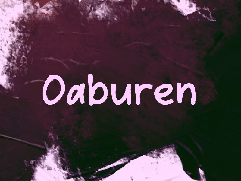 Oaburen 字体