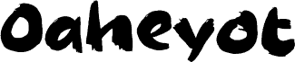 Oaheyot 字体预览