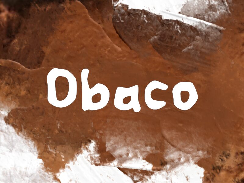 Obaco Шрифт
