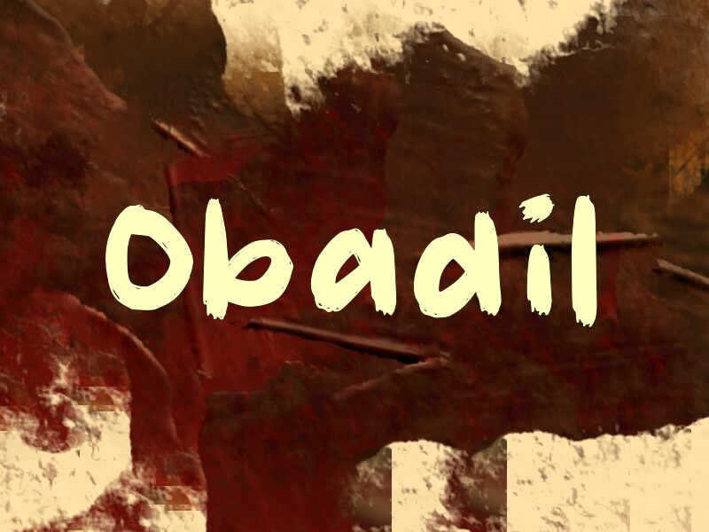 Obadil 字体