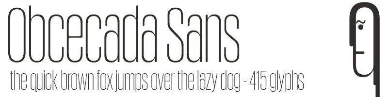 Obcecada Sans Czcionka