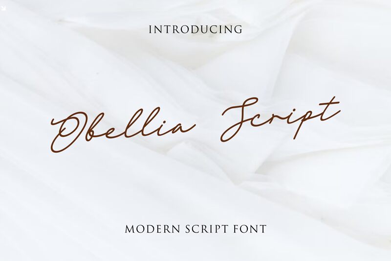 Obellia Script Schriftart