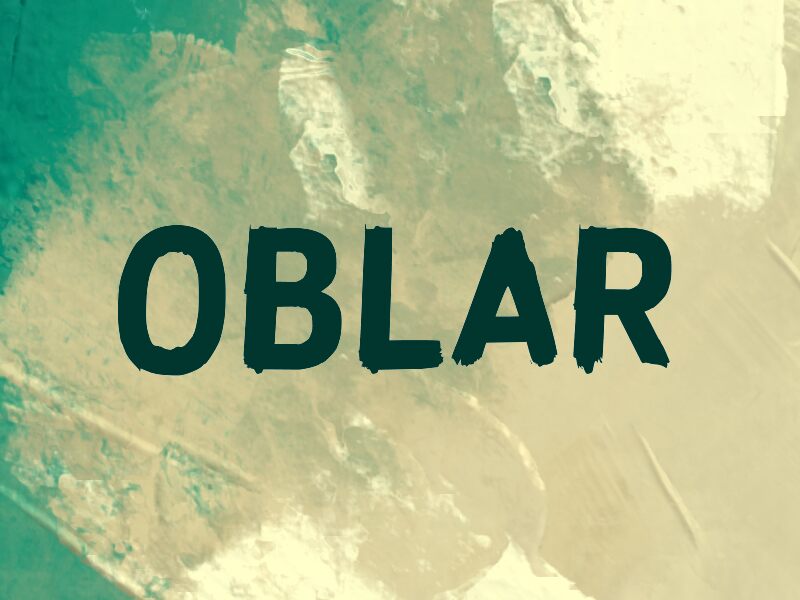 Oblar 字体