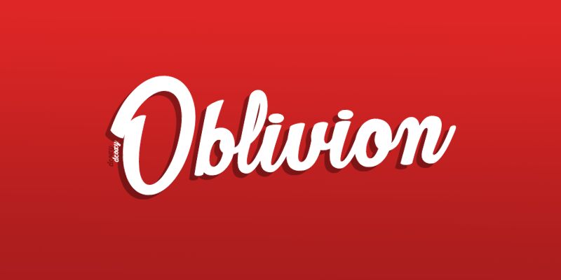 Oblivion Schriftart