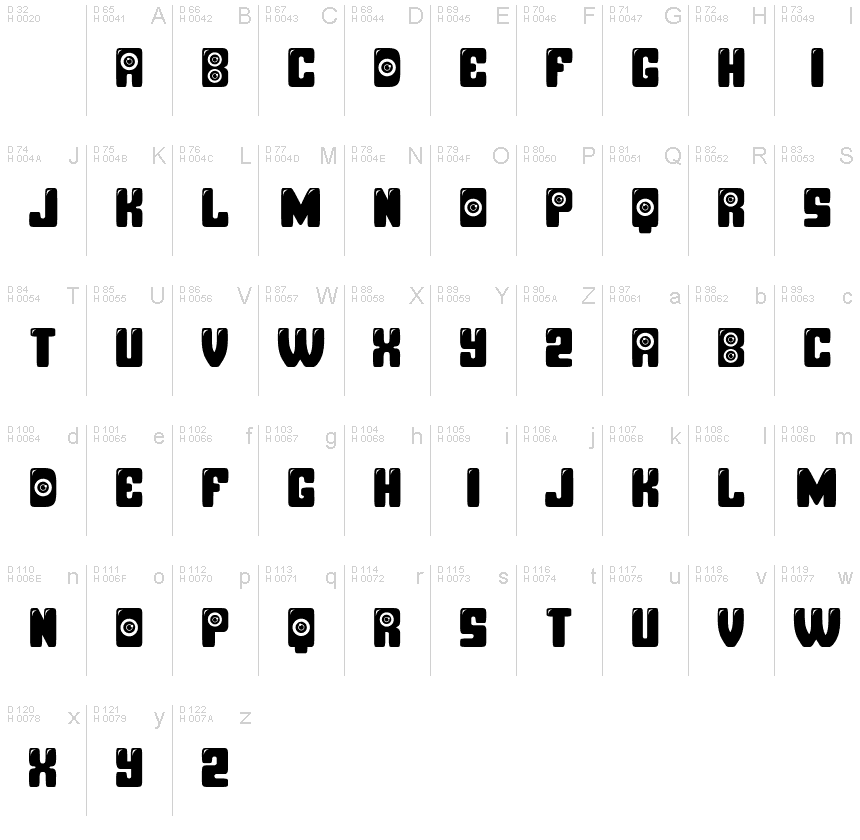 Observation Regular font | Fonts2u.com