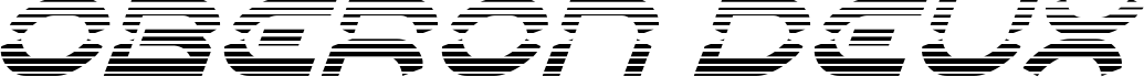 Попередній перегляд шрифту Oberon Deux Gradient Italic