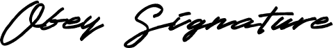 Obey Signature