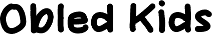 Obled Kids font