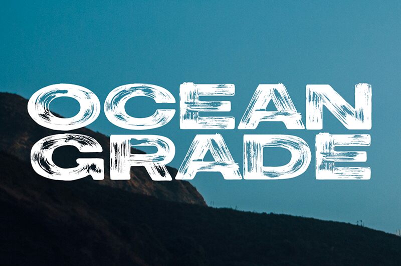 Ocean Grade Czcionka