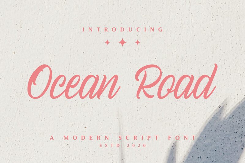 Ocean Road Carattere