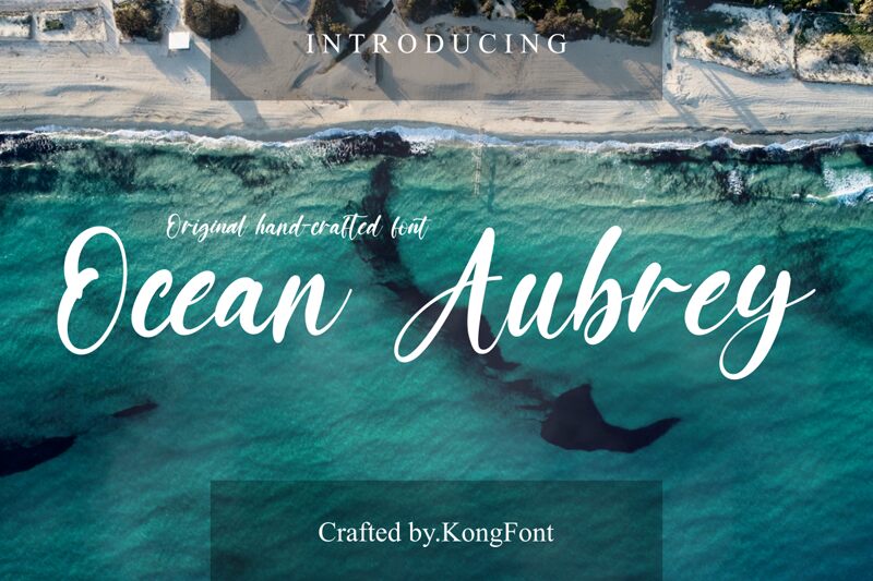 OceanAubrey Font
