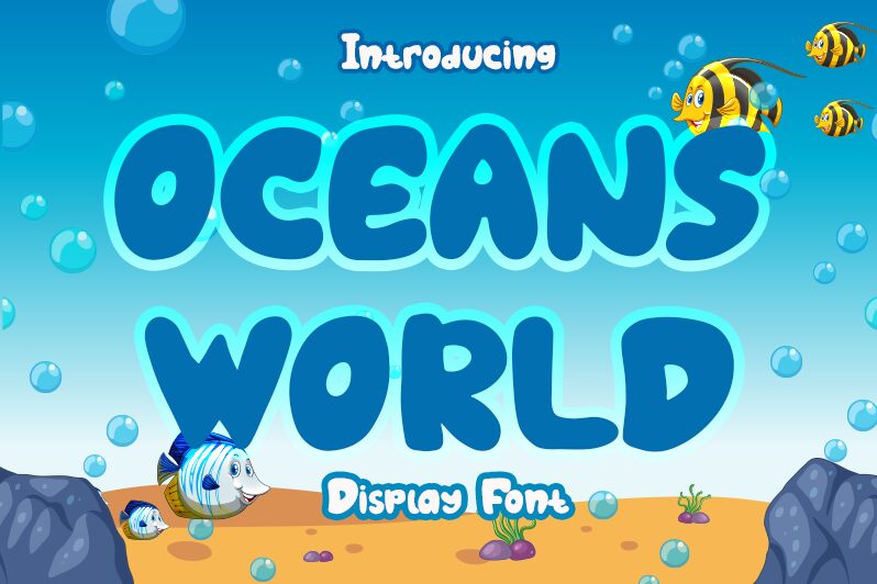 Oceans World Druh písma
