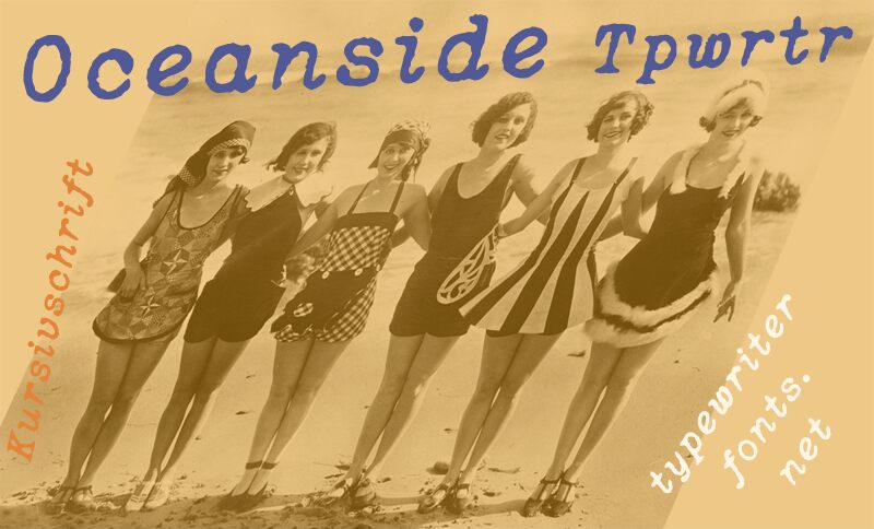 Oceanside Typewriter Czcionka