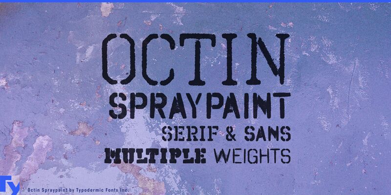 Octin Spraypaint A Regular fuente | Fonts2u.com