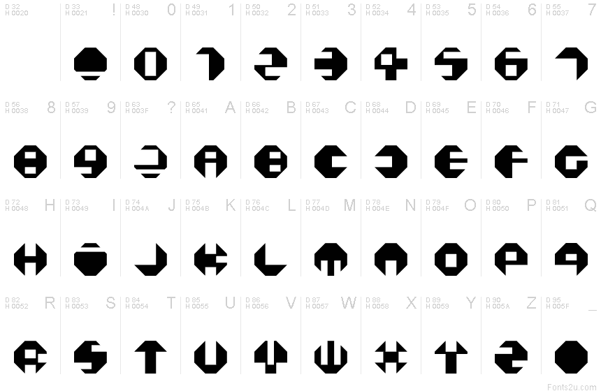 Latin de base - Table de caractères