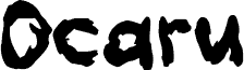 Preview of the Ocaru font