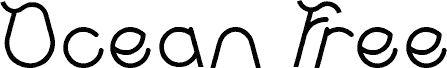 Preview of the Ocean Free-Light font