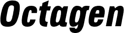 Octagen Black Black Italic