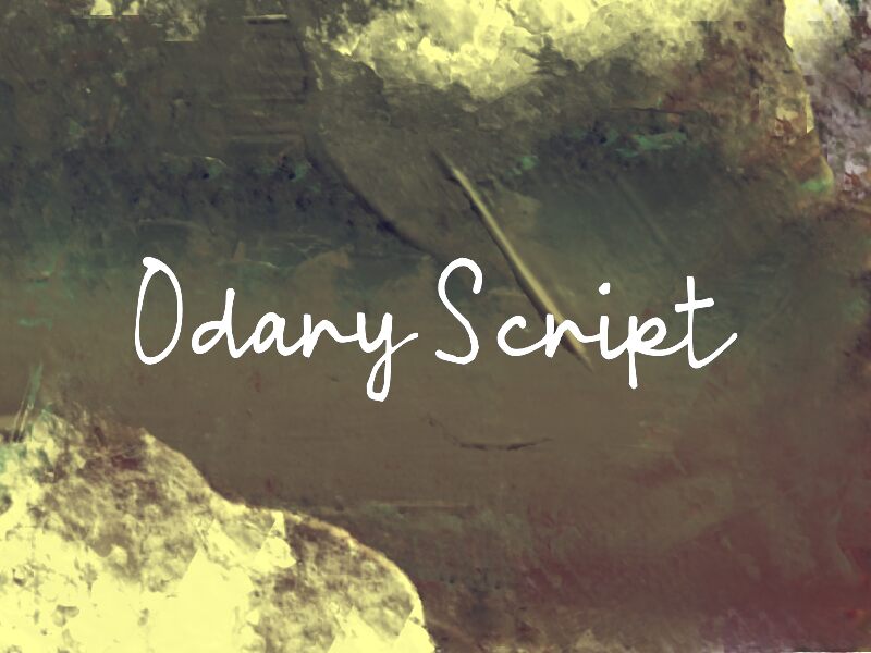 Odary Script 字体