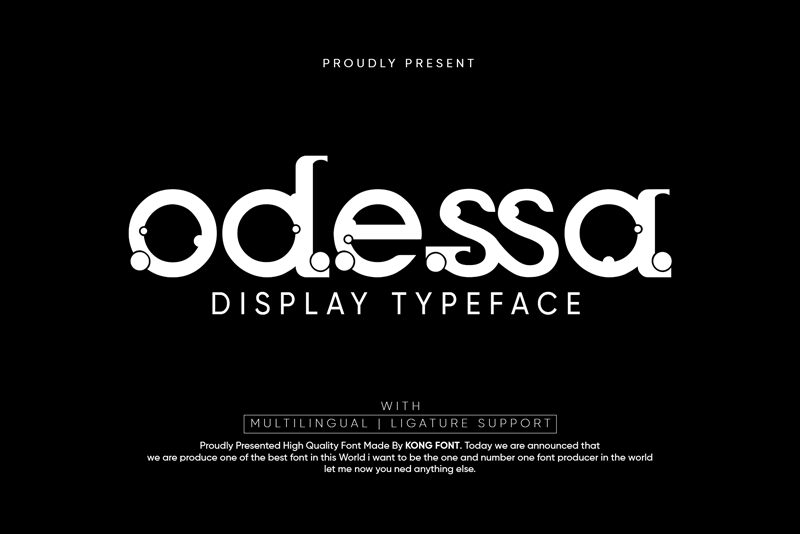 Odessa Schriftart