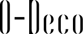 Preview of the O-Deco Regular font