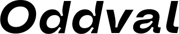 Oddval SemiBold Italic