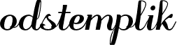 odstemplik Bold