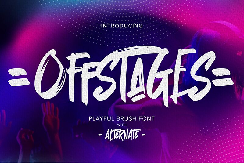 Offstages Schriftart